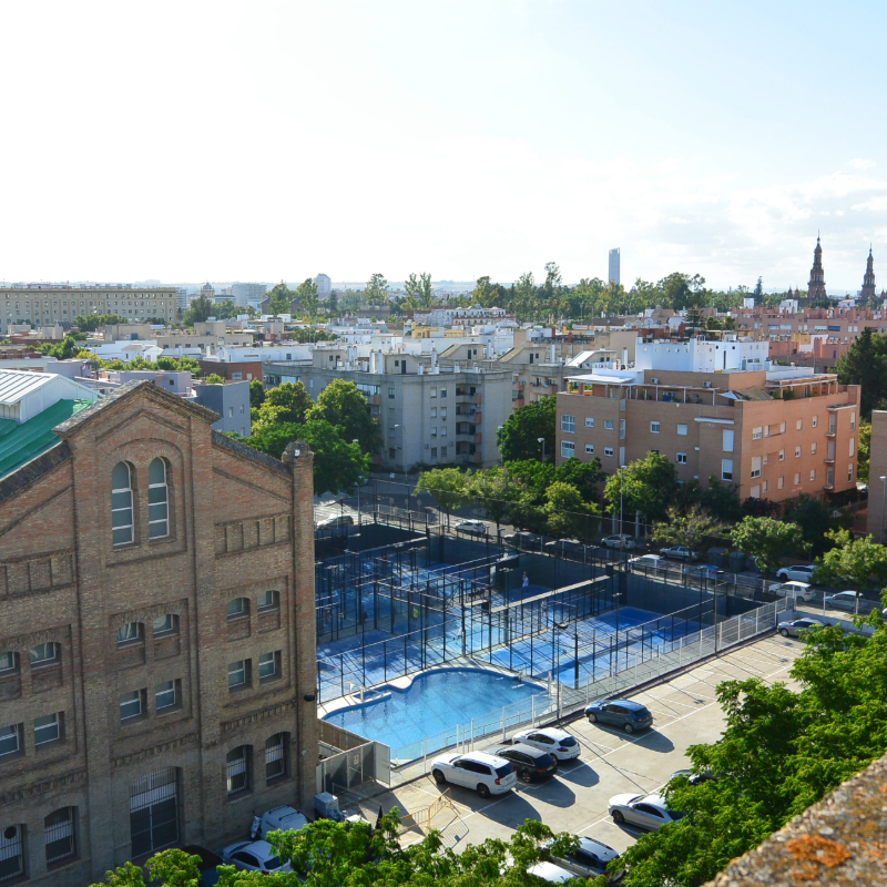 Limpieza y tratamiento de suelo de barro en terraza exterior en Sevilla - Sevilla - Sevilla