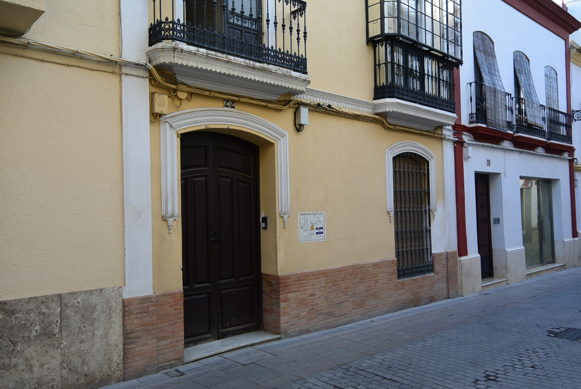 Restauracion de suelo hidraulico antiguo en vivienda reformada en Ecija